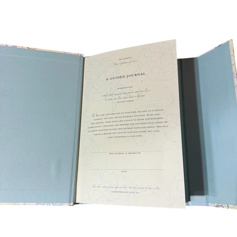 Two Hearts One Lifetime of Love Guided Journal for Couples